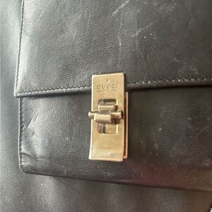 Gucci logo wallet coin purse money accessory check book id credit card holder